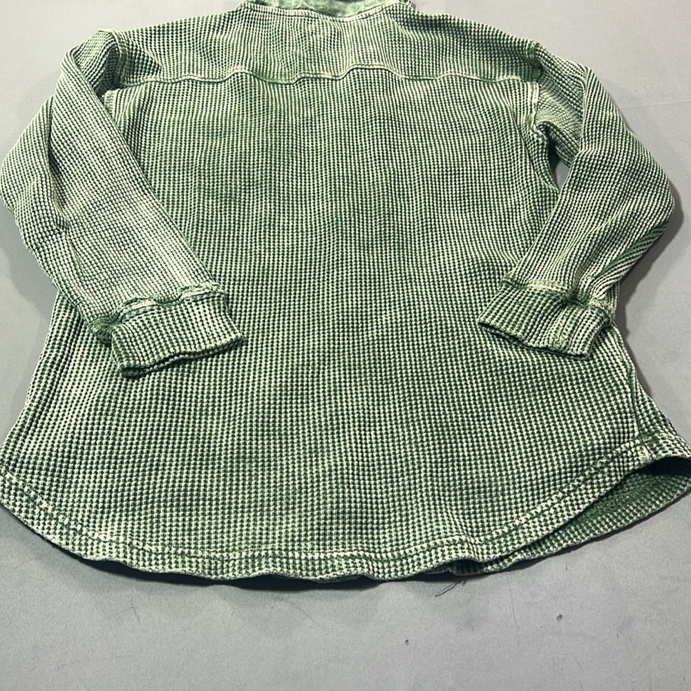 Mona B women’s thermal button up shirt size small - Picture 3 of 7